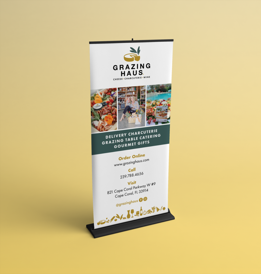 Grazing Haus gourmet catering promotional banner