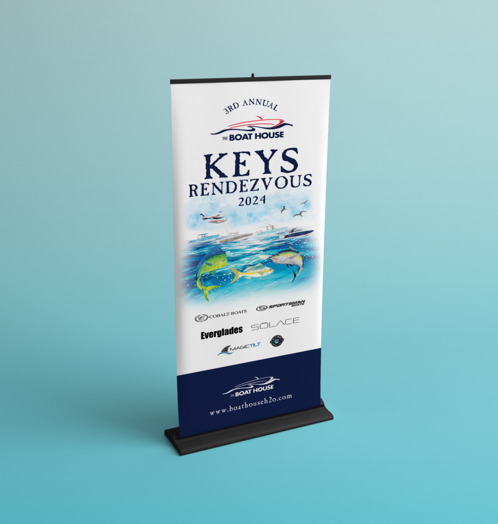 Keys Rendezvous 2024 boat show banner